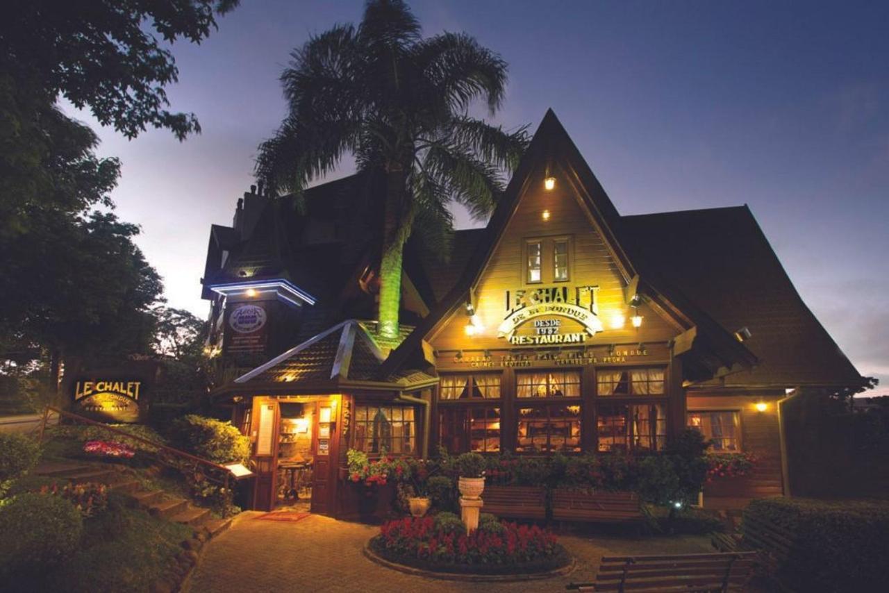 Apart-Hotel Em Gramado, Padrao 4 Estrelas, No Centro ภายนอก รูปภาพ