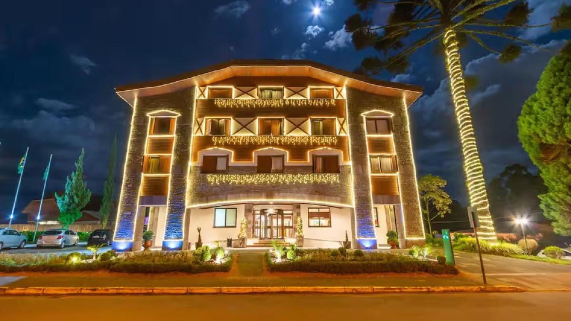 Apart-Hotel Em Gramado, Padrao 4 Estrelas, No Centro ภายนอก รูปภาพ